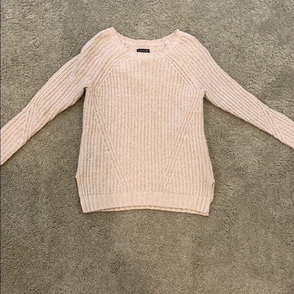 Light Pink American Eagle Knitted Sweater
